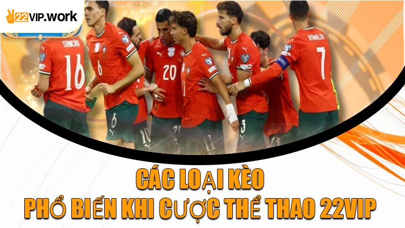 Các Loại Kèo Phổ Biến Khi Cược Thể Thao 22VIP